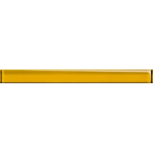 Бордюр стеклянный Universal Glass желтый (UG1H061)